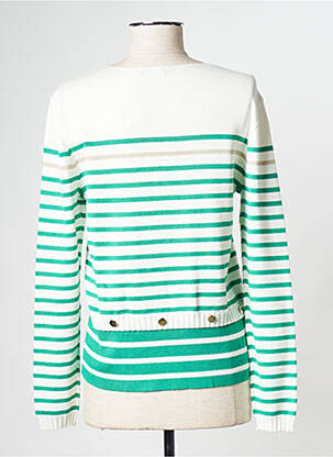 Pulover guler rotund verde BREAL femeie