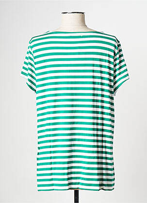 Tricou guler în v verde BREAL femeie
