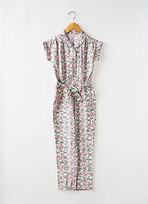 Salopetă-pantalon alb TAPE À L'OEIL fată