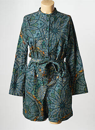 Salopetă scurtă verde LA FEE MARABOUTEE femeie