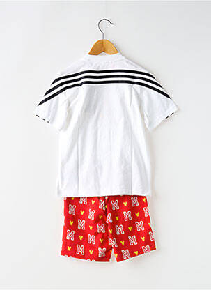 Set sportiv alb ADIDAS băiat