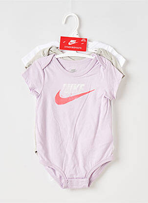 Body de lenjerie guler rotund multicolor NIKE fată