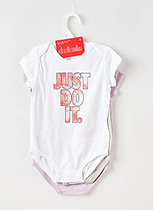 Body de lenjerie guler rotund multicolor NIKE fată
