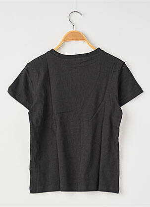 Tricou guler rotund negru ADIDAS copil