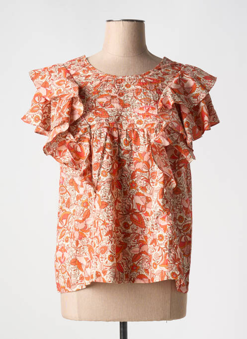 Top portocaliu JOLIE JOLIE PAR PETITE MENDIGOTE femeie