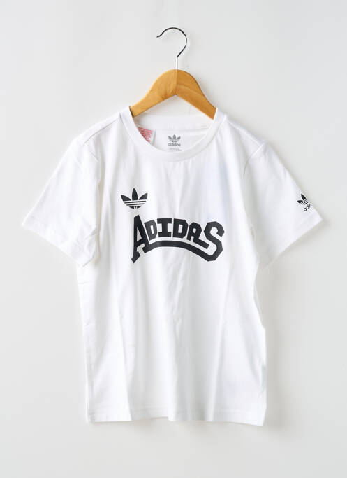 Tricou alb ADIDAS fată