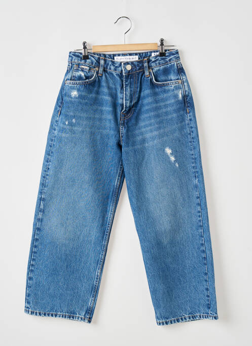 Blugi cu croială largă albastru PEPE JEANS femeie