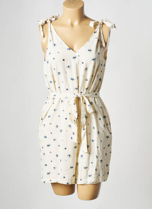 Salopetă scurtă bej PIECES femeie