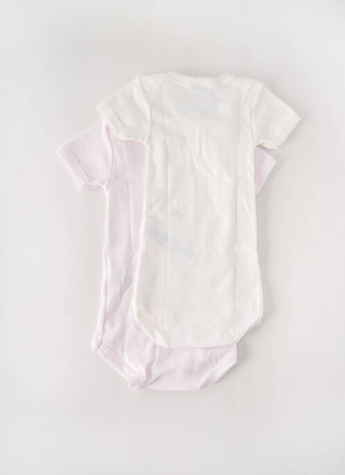 Body de lenjerie alb PETIT BATEAU copil