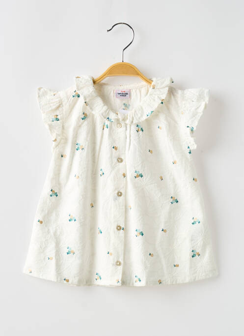 Top alb TAPE À L'OEIL fată