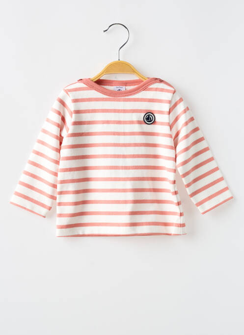 Tricou alb PETIT BATEAU fată