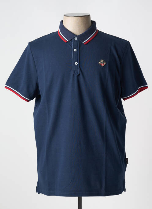 Polo albastru SCHOTT bărbat