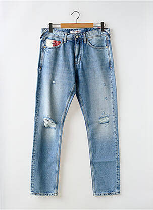 Blugi cu croială slim albastru TOMMY HILFIGER bărbat