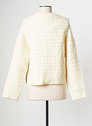 Pulover guler rotund bej VERO MODA femeie