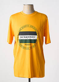 Tricou guler rotund portocaliu JACK & JONES homme