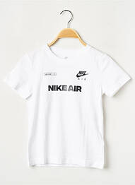 Tricou guler rotund alb NIKE băiat