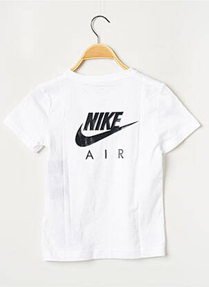 Tricou guler rotund alb NIKE băiat