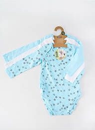 Body de lenjerie guler rotund albastru DIM enfant