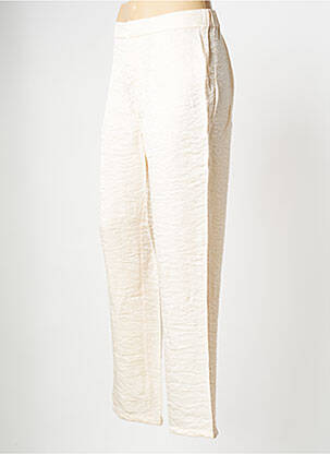 Pantalon larg bej OBJECT femeie