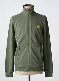 Geacă guler col înalt verde LYLE & SCOTT bărbat