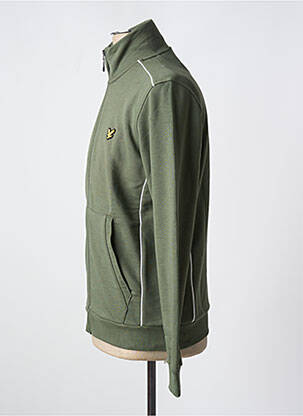 Geacă guler col înalt verde LYLE & SCOTT bărbat