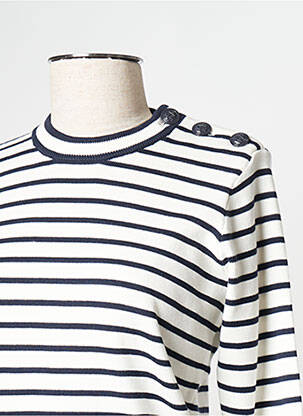 Hanorac alb PETIT BATEAU femeie