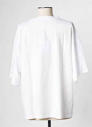 Tricou guler rotund alb SUNCOO femeie