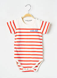 Body de lenjerie roșu MAISON LABICHE fată