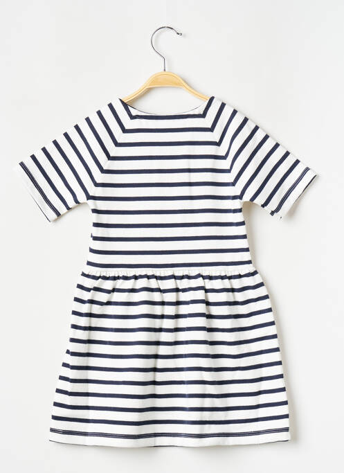 Rochie midi alb PETIT BATEAU fată