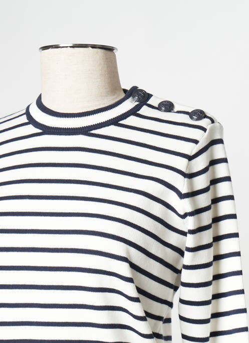 Hanorac alb PETIT BATEAU femeie