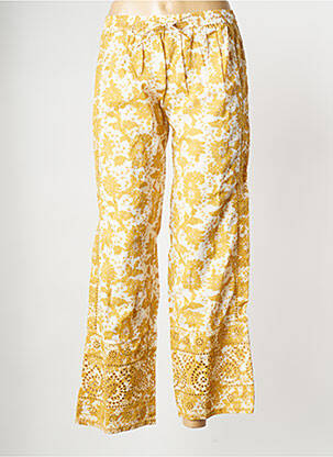 Pantalon drept galben STELLA FOREST femeie