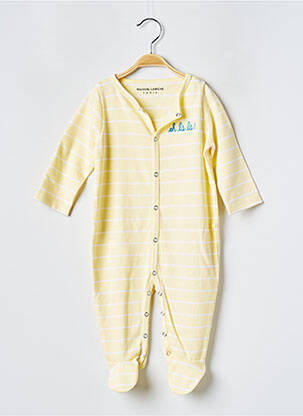 Salopetă-pantalon guler rotund galben MAISON LABICHE băiat