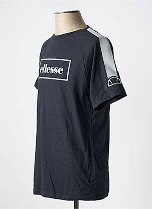 Tricou guler rotund negru ELLESSE bărbat