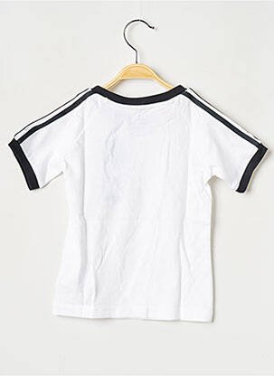 Tricou guler rotund alb ADIDAS copil