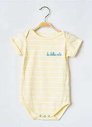 Body de lenjerie guler rotund galben MAISON LABICHE fille