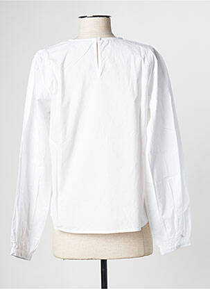 Top guler rotund alb MSCH COPENHAGEN femeie