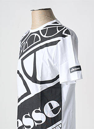 Tricou guler rotund alb ELLESSE bărbat
