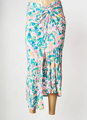 Fustă midi roz SUNCOO femeie