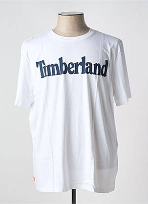 Tricou guler rotund alb TIMBERLAND bărbat