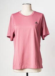 Tricou guler rotund roz ADIDAS femme
