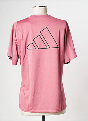 Tricou guler rotund roz ADIDAS femeie