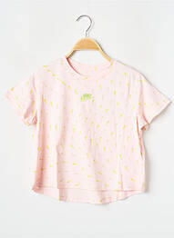 Tricou guler rotund roz NIKE fată