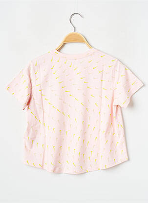 Tricou guler rotund roz NIKE fată