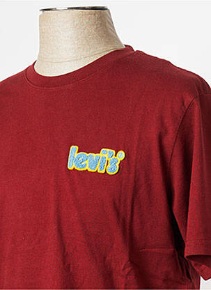 Tricou guler rotund maro LEVI'S bărbat