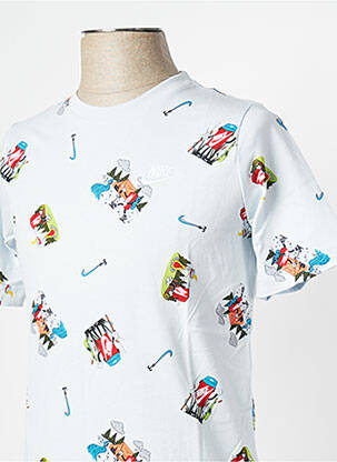 Tricou guler rotund albastru NIKE băiat