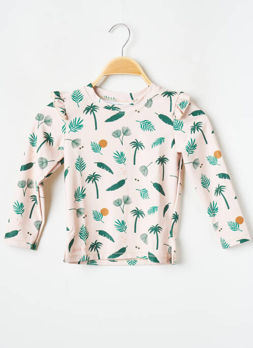 Top de baie bej LIEWOOD fată