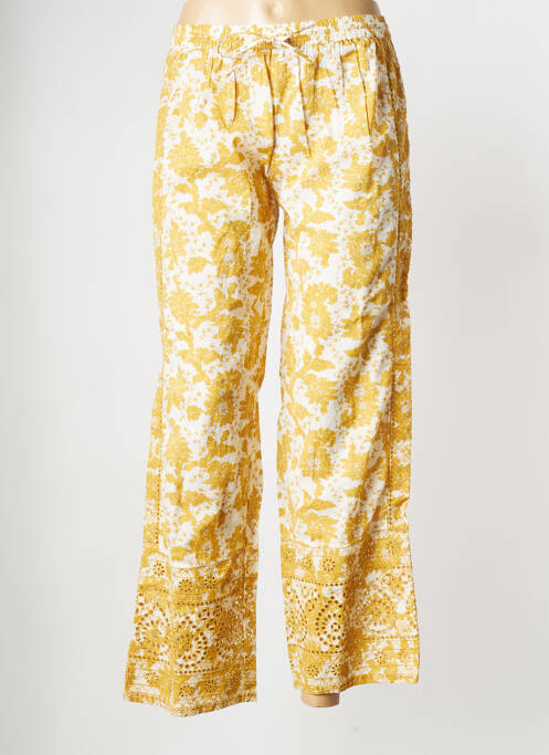 Pantalon drept galben STELLA FOREST femeie