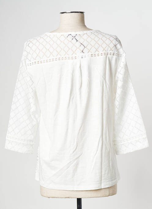 Top alb BREAL femeie