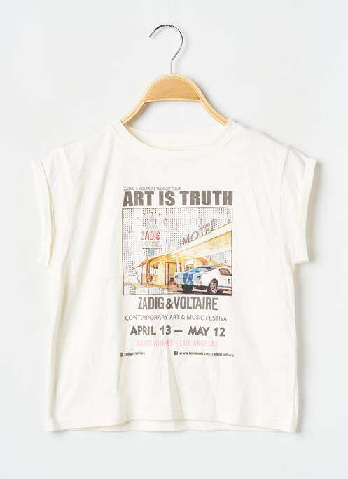 Tricou bej ZADIG & VOLTAIRE fată