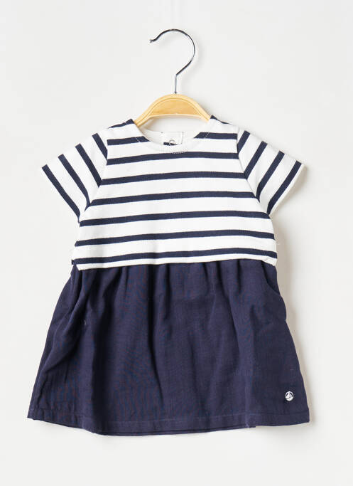 Rochie midi alb PETIT BATEAU fată